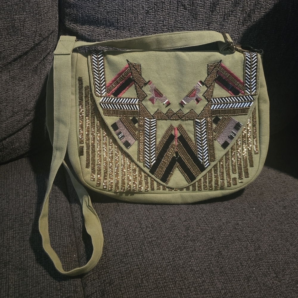 Noonday Collection | Beaded Messenger Bag